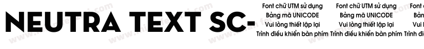 Neutra Text SC字体转换